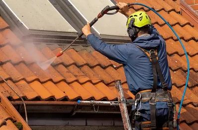 Démoussage et hydrofuge de toiture à Olizy